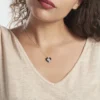 Collier Clarah Argent Blanc Céramique Et Oxyde De Zirconium