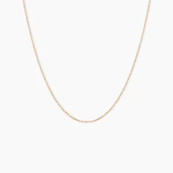 Collier Claudine Argent Rose