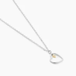 Collier Cleane Or Jaune Argent Blanc Oxyde De Zirconium