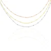 Collier Clorinthe Argent Tricolore