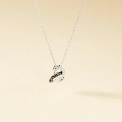 Collier Constellation Or Blanc Diamant