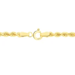 Collier Cordelia Maille Corde Or Jaune