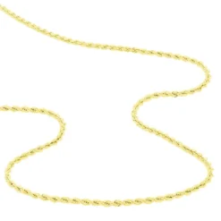 Collier Cordelia Maille Corde Or Jaune