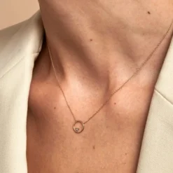 Collier Cornioa Or Jaune Diamant