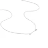 Collier Cupidon Or Blanc Diamant
