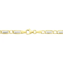 Collier Danae Plaquette Or Bicolore