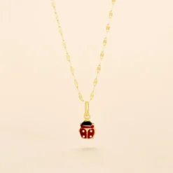 Collier Deena Or Jaune Oxyde De Zirconium