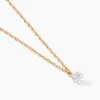 Collier Delma Plaqué Or Jaune Oxyde De Zirconium