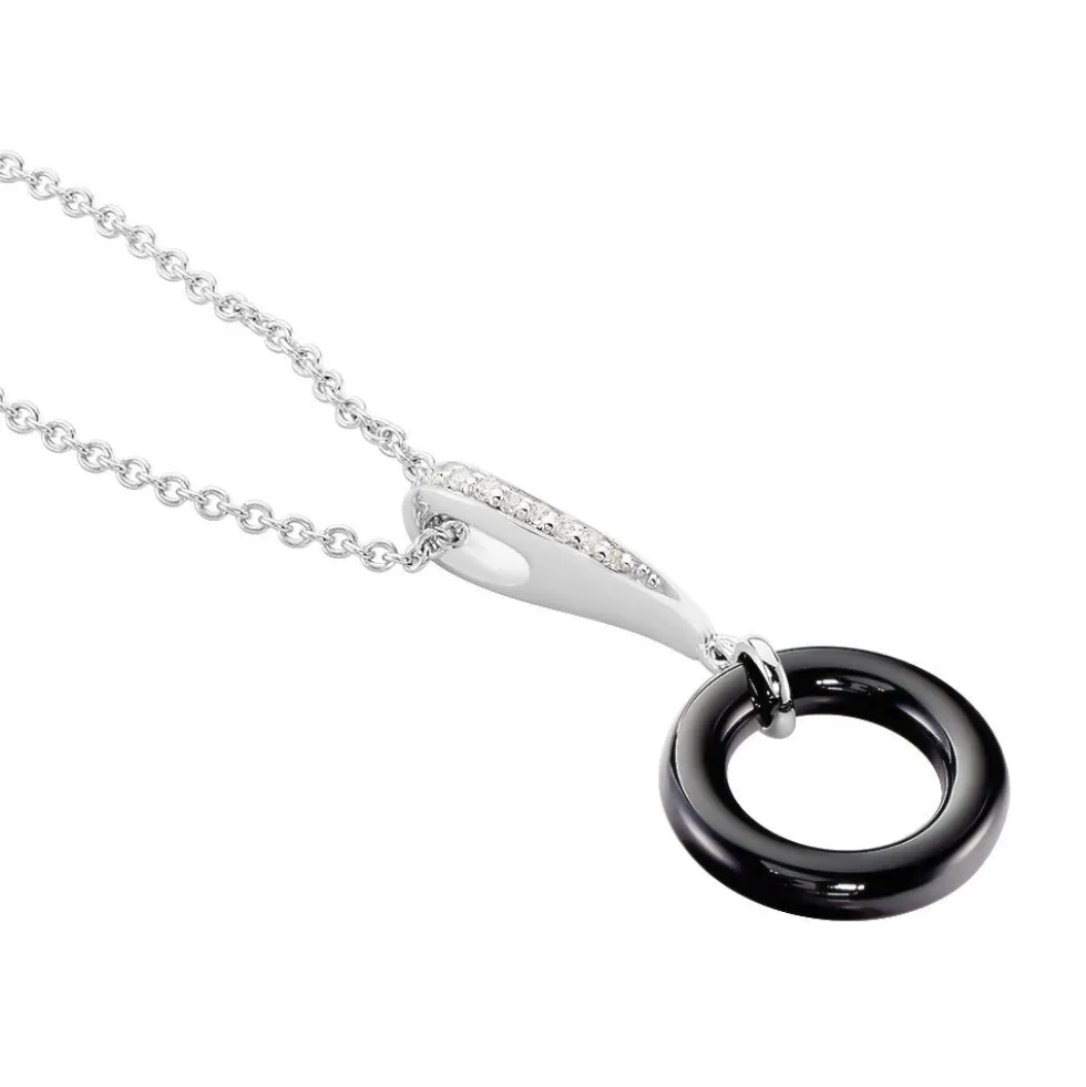 Collier Delphinia Argent Blanc Oxyde De Zirconium