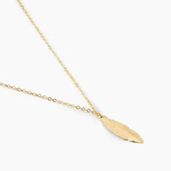 Collier Delphinium Or Jaune