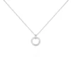 Collier Desirat Argent Blanc Oxyde De Zirconium