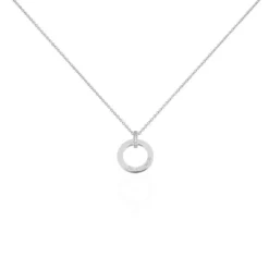 Collier Desirat Argent Blanc Oxyde De Zirconium