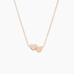 Collier Deven Argent Rose Oxyde De Zirconium