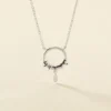 Collier Dhyana Argent Blanc