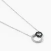 Collier Diana Argent Blanc Oxyde De Zirconium