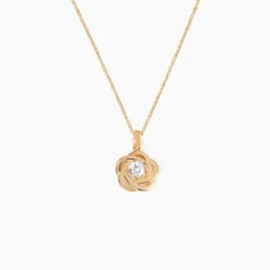 Collier Djanaelle Plaqué Or Jaune Oxyde De Zirconium