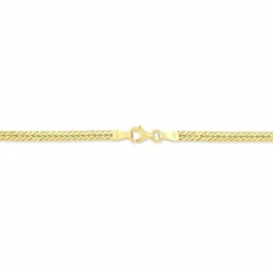 Collier Doline Maille Anglaise Or Jaune