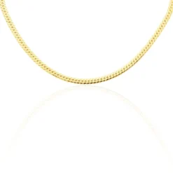 Collier Doline Maille Anglaise Or Jaune