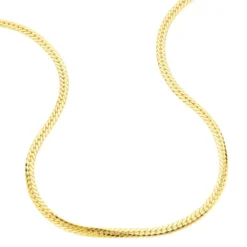 Collier Doline Maille Anglaise Or Jaune