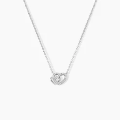 Collier Donatiane Argent Blanc Oxyde De Zirconium