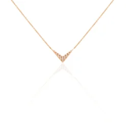 Collier Doralisa Argent Blanc Oxyde De Zirconium