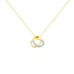 Collier Dorila Or Jaune Oxyde De Zirconium