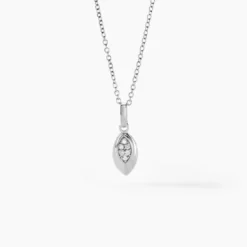 Collier Duchesse Argent Blanc Oxyde De Zirconium