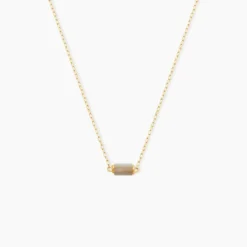 Collier Ean Or Jaune Nacre