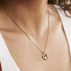 Collier Earline Acier Doré
