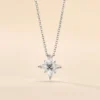 Collier Eclat Argent Blanc Oxyde De Zirconium