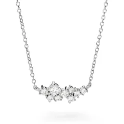 Collier Eden Argent Blanc Oxyde De Zirconium