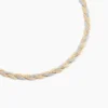 Collier Elae Argent Tricolore