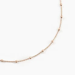 Collier Elea Argent Rose