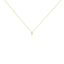 Collier Elfa Or Jaune Diamant
