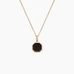 Collier Elioth Plaque Or Jaune