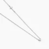 Collier Eloa Argent Blanc Oxyde De Zirconium