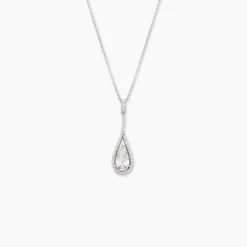 Collier Elorah Argent Blanc Oxyde De Zirconium