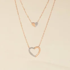 Collier Emilia Or Rose Diamant