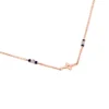 Collier Esia Argent Rose Oxyde De Zirconium
