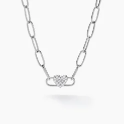 Collier Eternity Argent Blanc Oxyde De Zirconium
