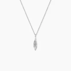 Collier Euriell Argent Blanc