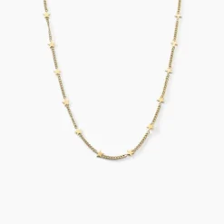 Collier Eva Acier Jaune