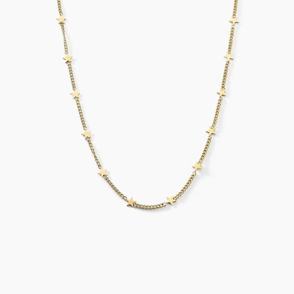 Collier Eva Acier Jaune