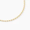 Collier Eva Acier Jaune