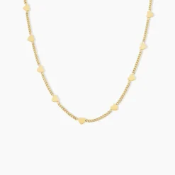 Collier Eva Acier Jaune