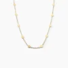 Collier Eva Acier Jaune