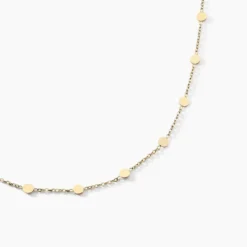 Collier Eva Acier Jaune