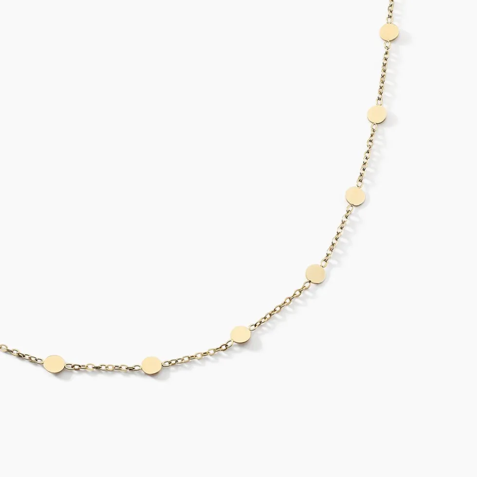 Collier Eva Acier Jaune