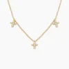 Collier Fatos Plaqué Or Jaune Oxyde De Zirconium