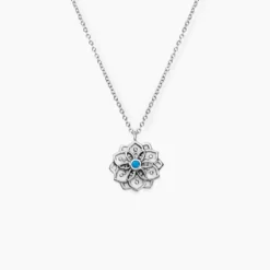 Collier Faven Argent Blanc Oxyde De Zirconium